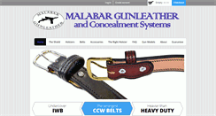 Desktop Screenshot of malabargunleather.com